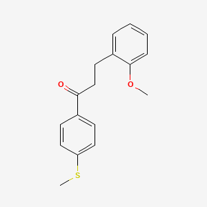 3-(2-Methoxyphenyl)-4'-thiomethylpropiophenone