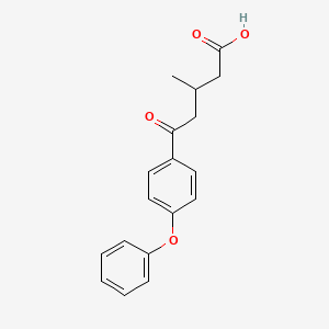 3-Methyl-5-oxo-5-(4-phenoxyphenyl)valeric acid