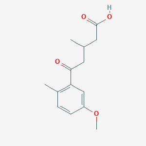 5-(5-Methoxy-2-methylphenyl)-3-methyl-5-oxovaleric acid