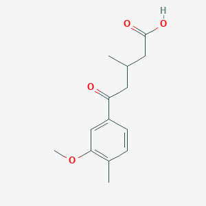 5-(3-Methoxy-4-methylphenyl)-3-methyl-5-oxovaleric acid
