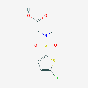 [(5-Chloro-thiophene-2-sulfonyl)-methyl-amino]-acetic acid