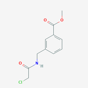 molecular formula C11H12ClNO3 B3022339 Methyl 3-{[(chloroacetyl)amino]methyl}benzoate CAS No. 74553-27-8