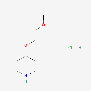 B3022364 4-(2-Methoxyethoxy)piperidine hydrochloride CAS No. 550369-96-5