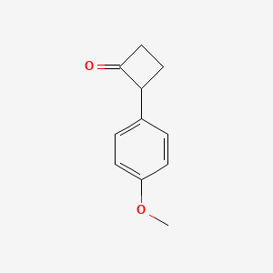 2-(4-Methoxyphenyl)cyclobutan-1-one