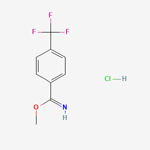 Methyl 4-(Trifluoromethyl)benzimidate Hydrochloride