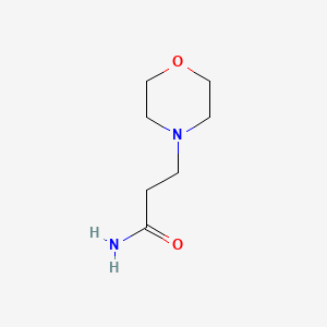 molecular formula C7H14N2O2 B3022374 3-Morpholinopropanamide CAS No. 4441-33-2