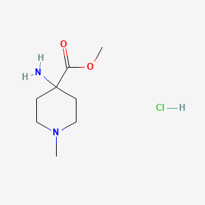 Methyl 4-amino-1-methylpiperidine-4-carboxylate hydrochloride