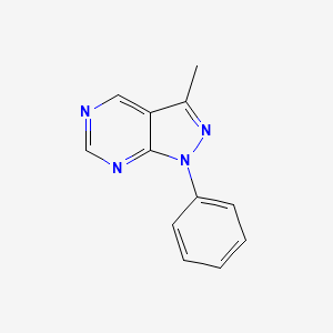 3-Methyl-1-phenyl-1H-pyrazolo[3,4-D]pyrimidine