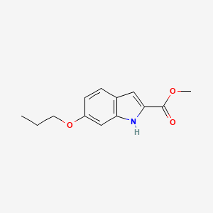 molecular formula C13H15NO3 B3022387 methyl 6-propoxy-1H-indole-2-carboxylate CAS No. 881041-22-1