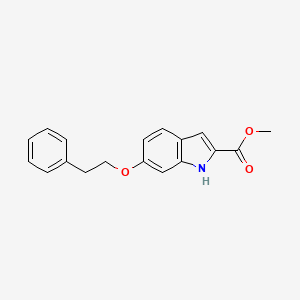 methyl 6-(2-phenylethoxy)-1H-indole-2-carboxylate