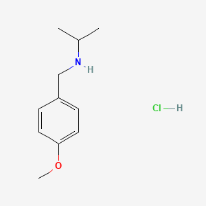 molecular formula C11H18ClNO B3022414 N-(4-Methoxybenzyl)-2-propanamine hydrochloride CAS No. 1158371-11-9