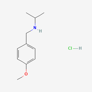 [(4-Methoxyphenyl)methyl](propan-2-yl)amine hydrochloride