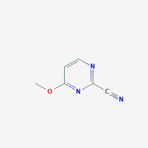 molecular formula C6H5N3O B3022415 4-Methoxypyrimidine-2-carbonitrile CAS No. 94789-37-4