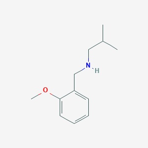 molecular formula C12H19NO B3022419 N-(2-Methoxybenzyl)-2-methylpropan-1-amine CAS No. 869942-72-3