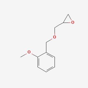 molecular formula C11H14O3 B3022421 2-{[(2-Methoxybenzyl)oxy]methyl}oxirane CAS No. 80909-99-5