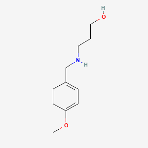 1-Propanol, 3-[[(4-methoxyphenyl)methyl]amino]-