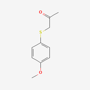 molecular formula C10H12O2S B3022423 1-((4-Methoxyphenyl)thio)propan-2-one CAS No. 25784-84-3