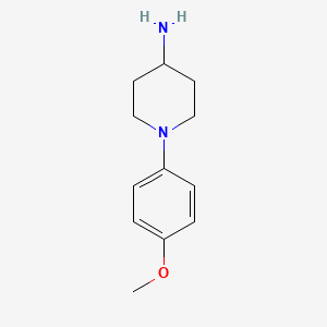 molecular formula C12H18N2O B3022428 1-(4-Methoxyphenyl)piperidin-4-amine CAS No. 259663-88-2
