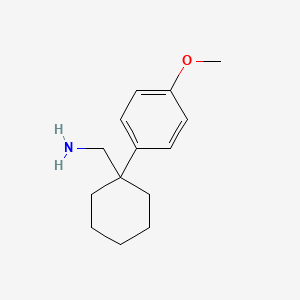 [1-(4-Methoxyphenyl)cyclohexyl]methanamine