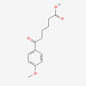 molecular formula C13H16O4 B3022434 6-(4-Methoxyphenyl)-6-oxohexanoic acid CAS No. 5537-76-8