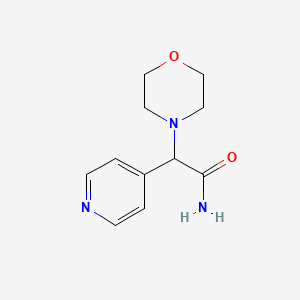 molecular formula C11H15N3O2 B3022447 2-Morpholin-4-yl-2-pyridin-4-ylacetamide CAS No. 1119452-15-1