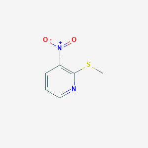 molecular formula C6H6N2O2S B3022448 2-(methylthio)-3-nitropyridine CAS No. 22746-79-8