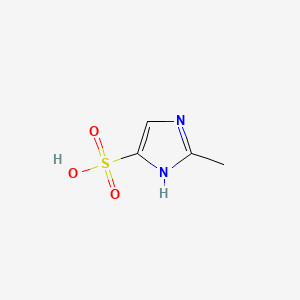 molecular formula C4H6N2O3S B3022457 2-Methyl-1H-imidazole-5-sulfonic Acid CAS No. 34916-84-2