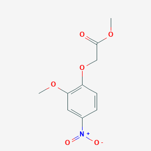 molecular formula C10H11NO6 B3022467 Methyl (2-methoxy-4-nitrophenoxy)acetate CAS No. 131531-87-8