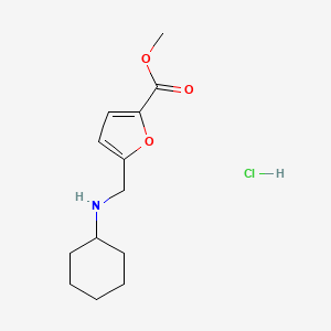 Methyl 5-[(cyclohexylamino)methyl]-2-furoate hydrochloride