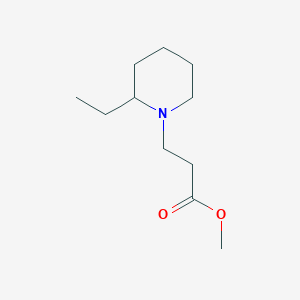 Methyl 3-(2-ethylpiperidin-1-yl)propanoate