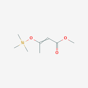 molecular formula C8H16O3Si B3022480 3-(Trimethylsilyloxy)-2-butenoic Acid Methyl Ester CAS No. 26767-00-0