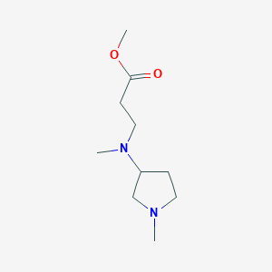 Methyl 3-[methyl(1-methylpyrrolidin-3-yl)amino]propanoate