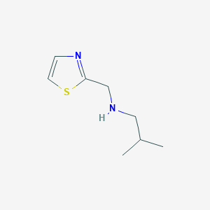 molecular formula C8H14N2S B3022486 Isobutyl-thiazol-2-ylmethyl-amine CAS No. 920480-06-4