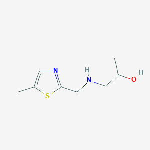 1-{[(5-Methyl-1,3-thiazol-2-yl)methyl]amino}propan-2-ol dihydrochloride