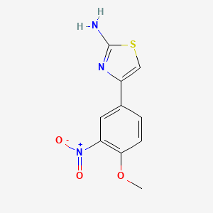 4-(4-Methoxy-3-nitrophenyl)-1,3-thiazol-2-amine