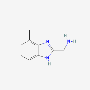 (4-Methyl-1H-benzo[d]imidazol-2-yl)methanamine