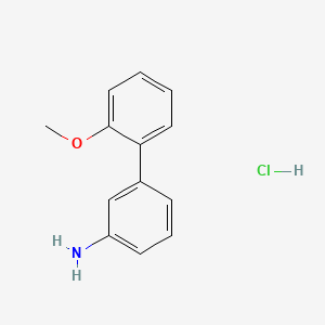 molecular formula C13H14ClNO B3022539 2'-Methoxy-[1,1'-biphenyl]-3-amine hydrochloride CAS No. 676348-37-1