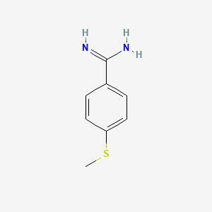 molecular formula C8H10N2S B3022544 4-Methylsulfanyl-benzamidine CAS No. 412307-75-6