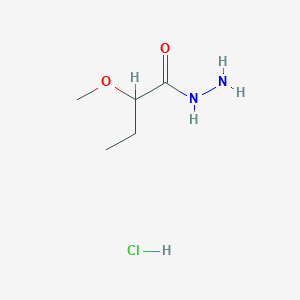 2-Methoxybutanohydrazide hydrochloride