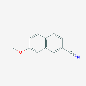 molecular formula C12H9NO B3022563 7-Methoxy-2-naphthonitrile CAS No. 90381-43-4