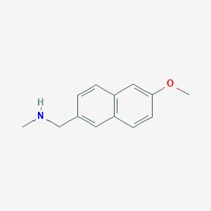 molecular formula C13H15NO B3022566 1-(6-methoxynaphthalen-2-yl)-N-methylmethanamine CAS No. 479631-37-3