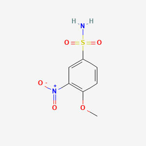 molecular formula C7H8N2O5S B3022569 4-methoxy-3-nitrobenzenesulfonamide CAS No. 22939-93-1