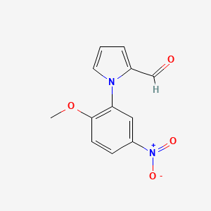 1-(2-methoxy-5-nitrophenyl)-1H-pyrrole-2-carbaldehyde