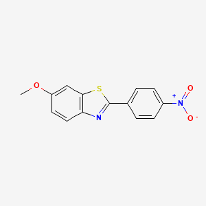 6-Methoxy-2-(4-nitrophenyl) benzothiazole