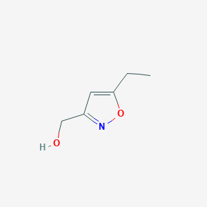 molecular formula C6H9NO2 B3022592 (5-Ethyl-1,2-oxazol-3-yl)methanol CAS No. 60148-49-4