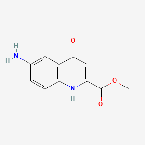 Methyl 6-amino-4-hydroxyquinoline-2-carboxylate