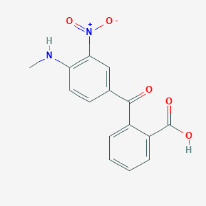 molecular formula C15H12N2O5 B3022621 2-[4-(Methylamino)-3-nitrobenzoyl]benzoic acid CAS No. 289913-88-8