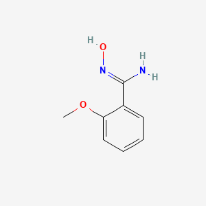 molecular formula C8H10N2O2 B3022628 N'-hydroxy-2-methoxybenzenecarboximidamide CAS No. 771-28-8