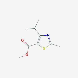 molecular formula C9H13NO2S B3022633 Methyl 4-isopropyl-2-methylthiazole-5-carboxylate CAS No. 1351393-82-2