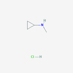 molecular formula C4H10ClN B3022639 N-methylcyclopropanamine hydrochloride CAS No. 67376-94-7
